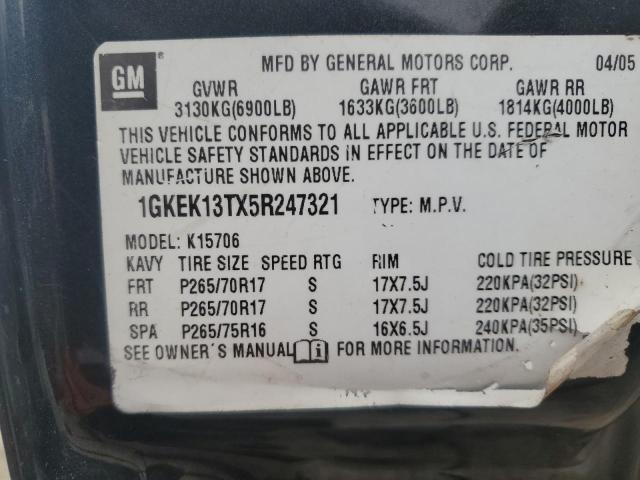 Photo 12 VIN: 1GKEK13TX5R247321 - GMC YUKON 