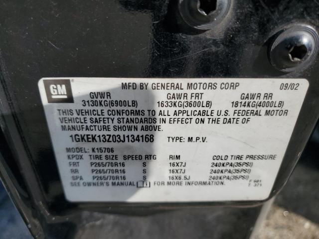 Photo 11 VIN: 1GKEK13Z03J134168 - GMC YUKON 