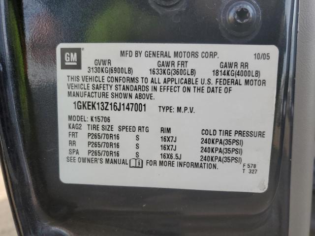 Photo 12 VIN: 1GKEK13Z16J147001 - GMC YUKON 