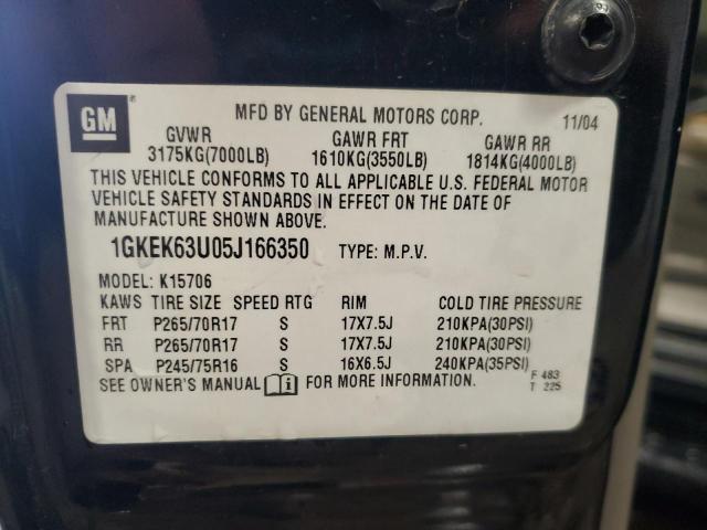 Photo 13 VIN: 1GKEK63U05J166350 - GMC YUKON DENA 