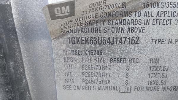 Photo 2 VIN: 1GKEK63U54J147162 - GMC YUKON 