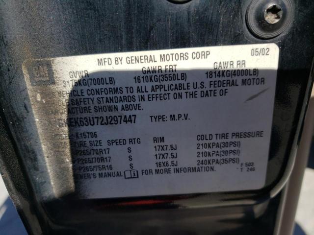 Photo 12 VIN: 1GKEK63U72J297447 - GMC DENALI 