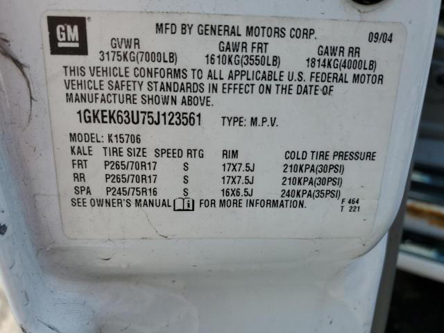 Photo 12 VIN: 1GKEK63U75J123561 - GMC YUKON DENA 