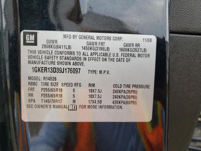 Photo 12 VIN: 1GKER13D39J176097 - GMC ACADIA SLE 