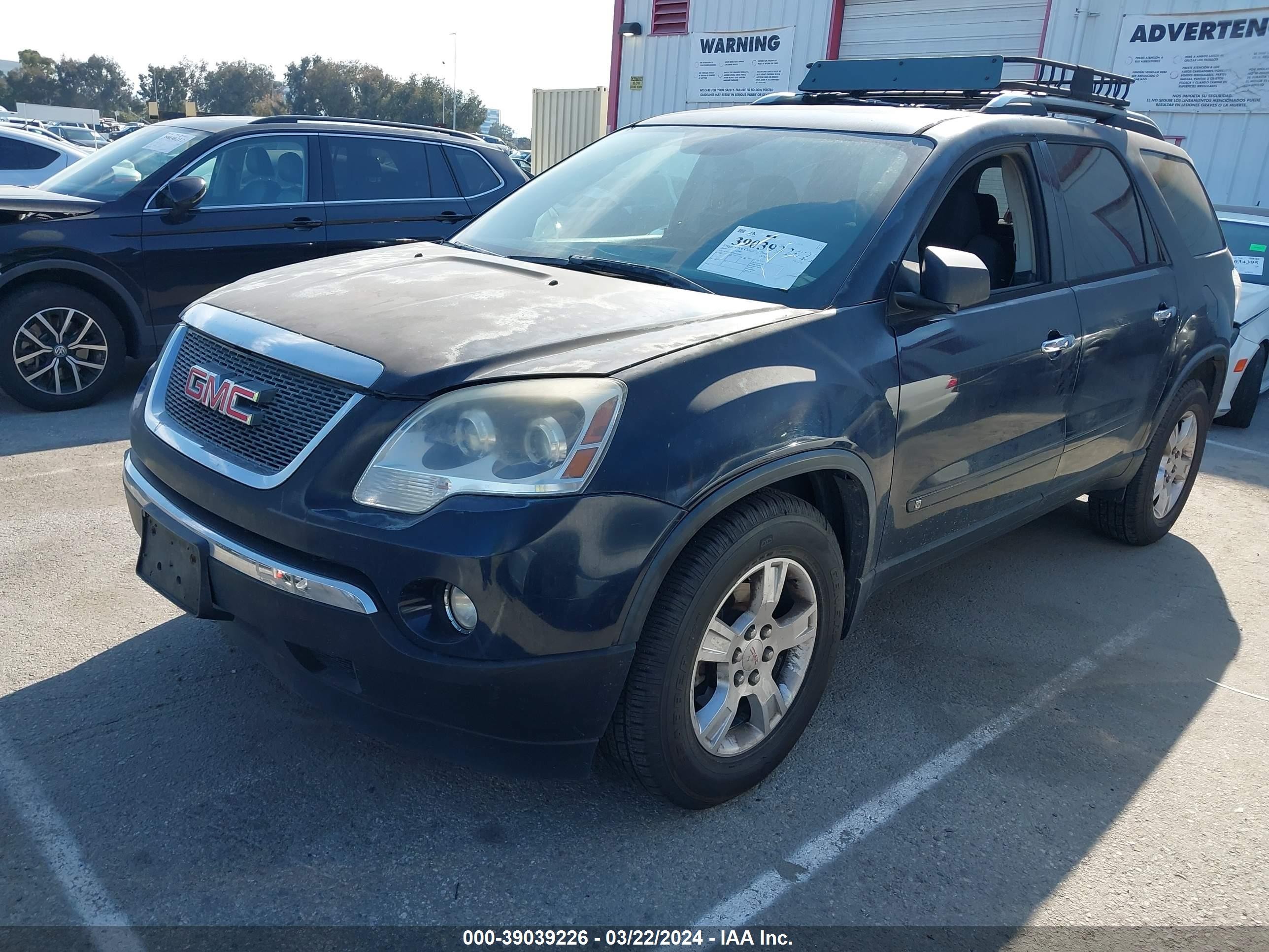 Photo 1 VIN: 1GKER13D99J122447 - GMC ACADIA 