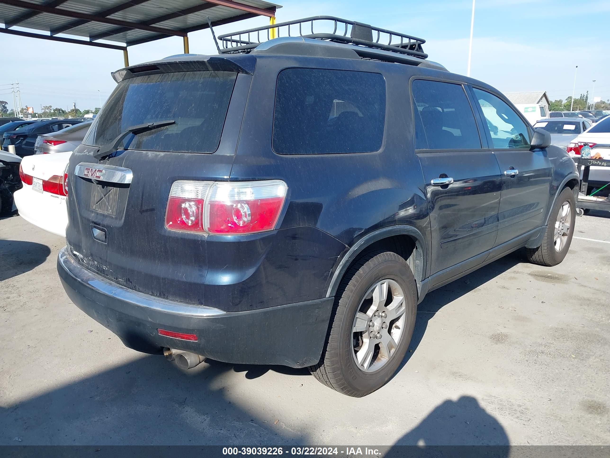 Photo 3 VIN: 1GKER13D99J122447 - GMC ACADIA 