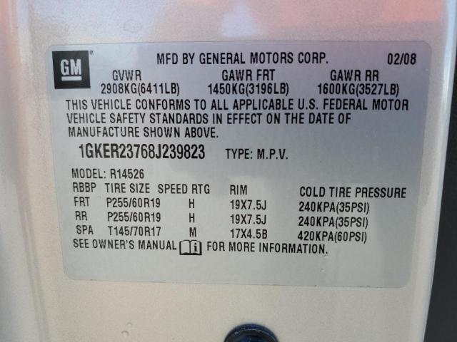 Photo 13 VIN: 1GKER23768J239823 - GMC ACADIA SLT 