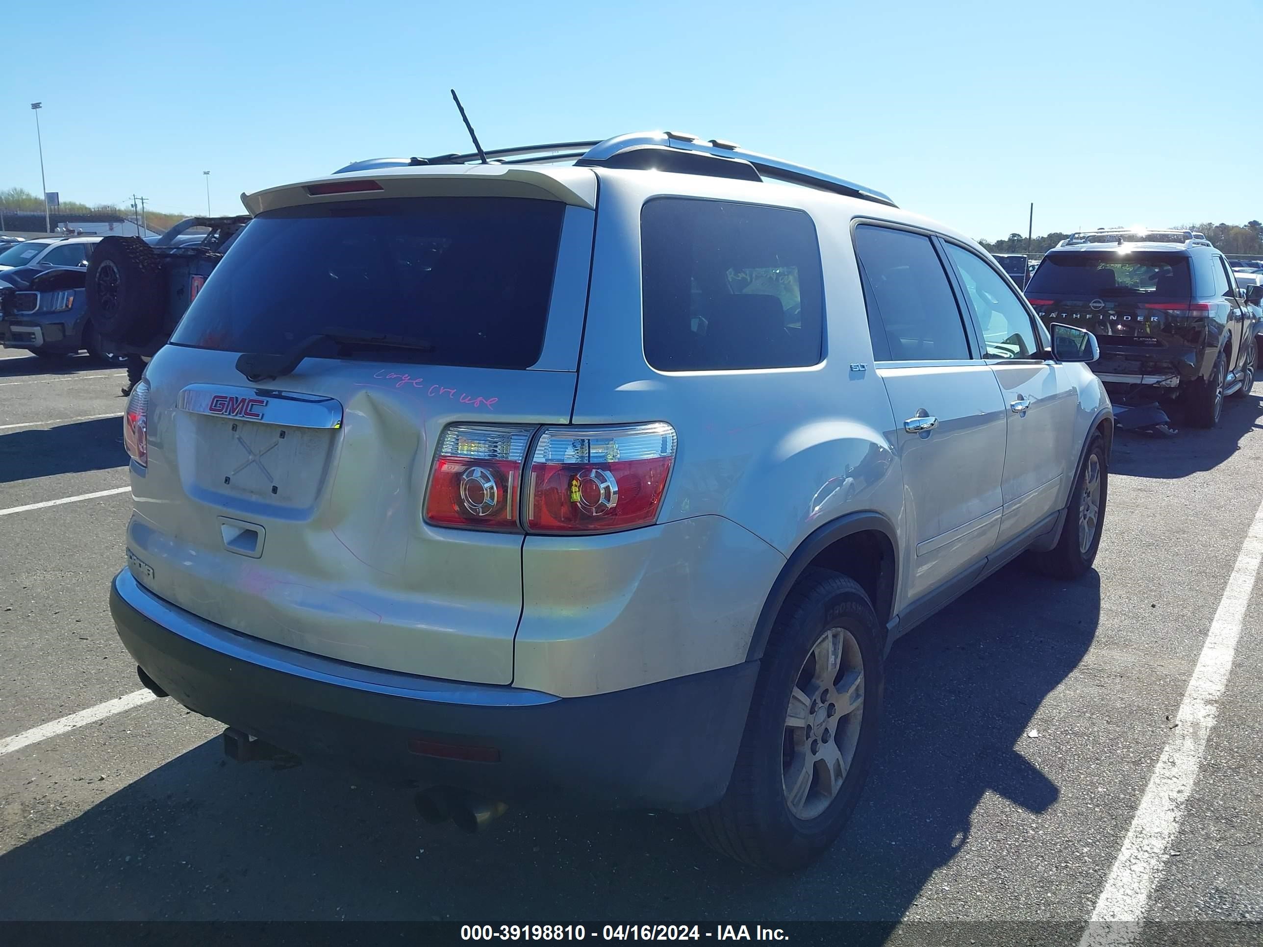 Photo 3 VIN: 1GKER23D89J129458 - GMC ACADIA 