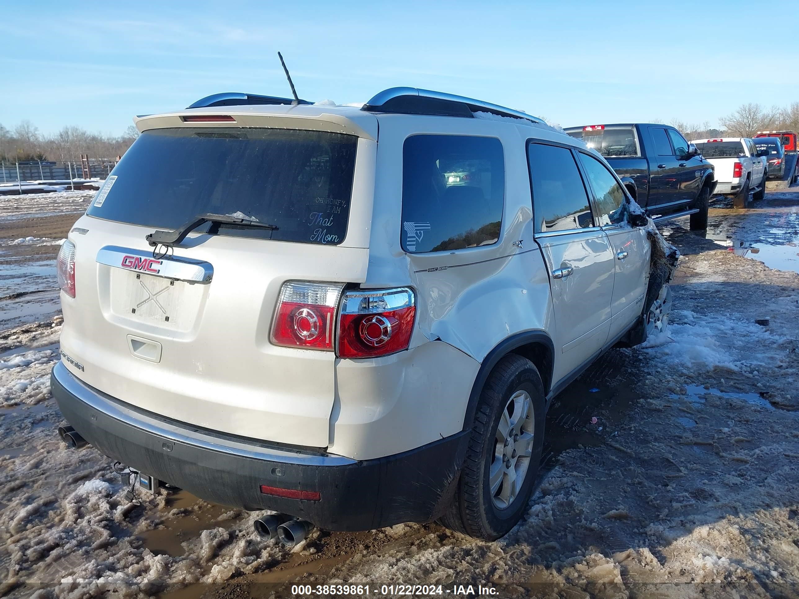 Photo 3 VIN: 1GKER33778J143303 - GMC ACADIA 