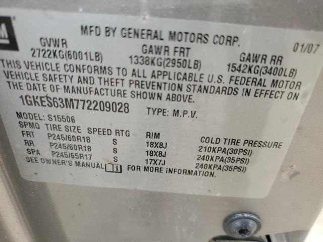 Photo 12 VIN: 1GKES63M772209028 - GMC ENVOY 