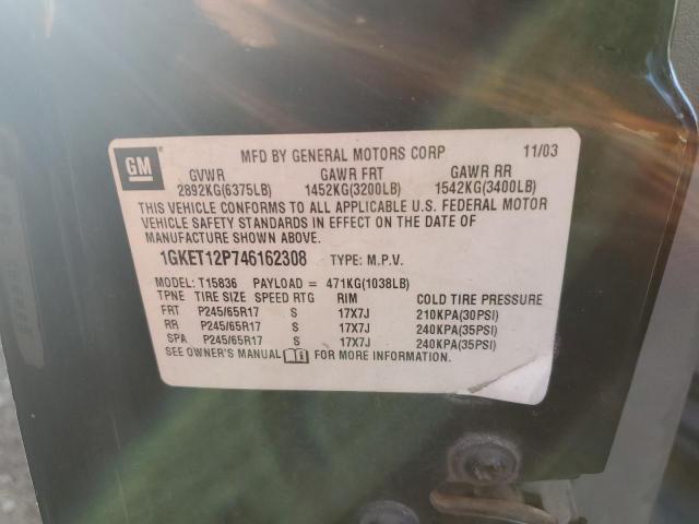 Photo 13 VIN: 1GKET12P746162308 - GMC ENVOY 