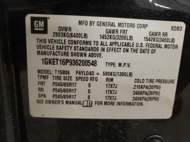 Photo 12 VIN: 1GKET16P936200548 - GMC ENVOY XL 