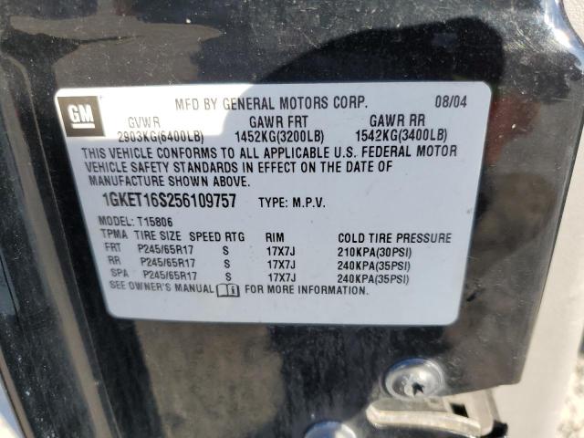 Photo 12 VIN: 1GKET16S256109757 - GMC ENVOY XL 