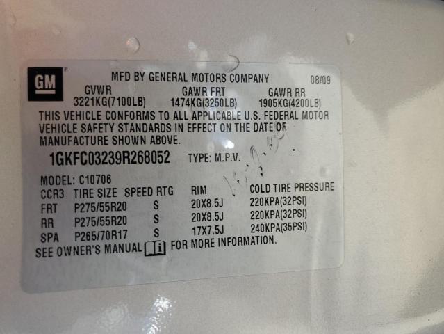 Photo 12 VIN: 1GKFC03239R268052 - GMC YUKON DENA 