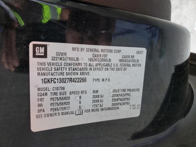 Photo 12 VIN: 1GKFC13027R422266 - GMC YUKON 