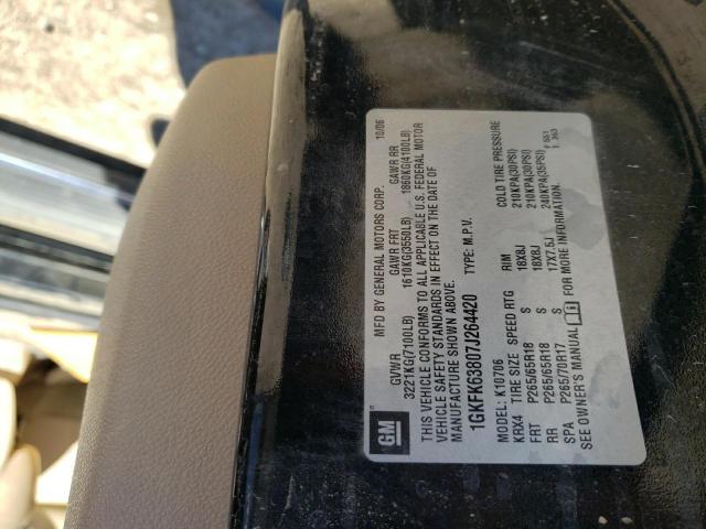 Photo 13 VIN: 1GKFK63807J264420 - GMC YUKON 