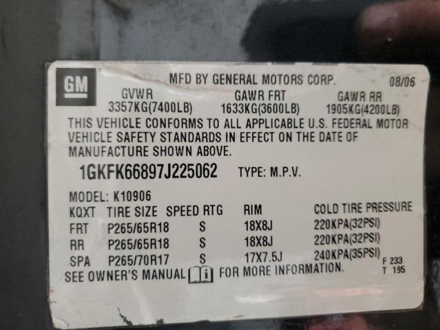 Photo 11 VIN: 1GKFK66897J225062 - GMC YUKON 