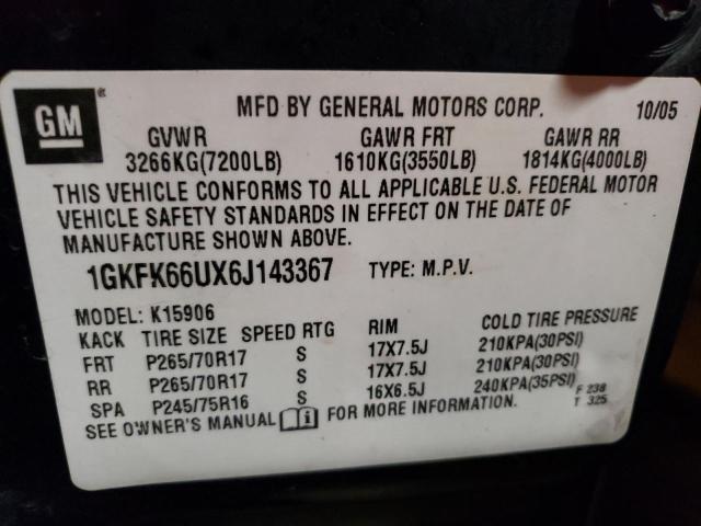 Photo 12 VIN: 1GKFK66UX6J143367 - GMC YUKON 