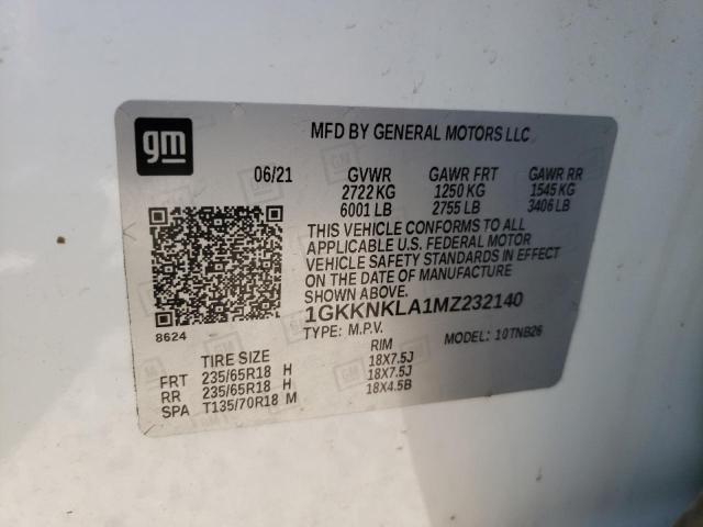 Photo 12 VIN: 1GKKNKLA1MZ232140 - GMC ACADIA 