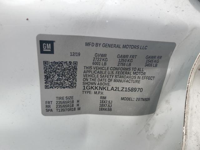 Photo 12 VIN: 1GKKNKLA2LZ158970 - GMC ACADIA 