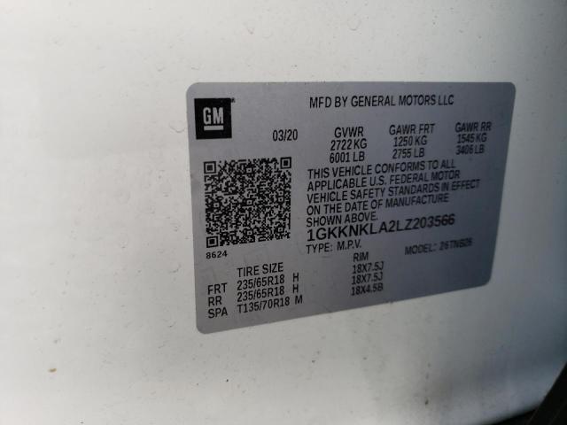 Photo 12 VIN: 1GKKNKLA2LZ203566 - GMC ACADIA 