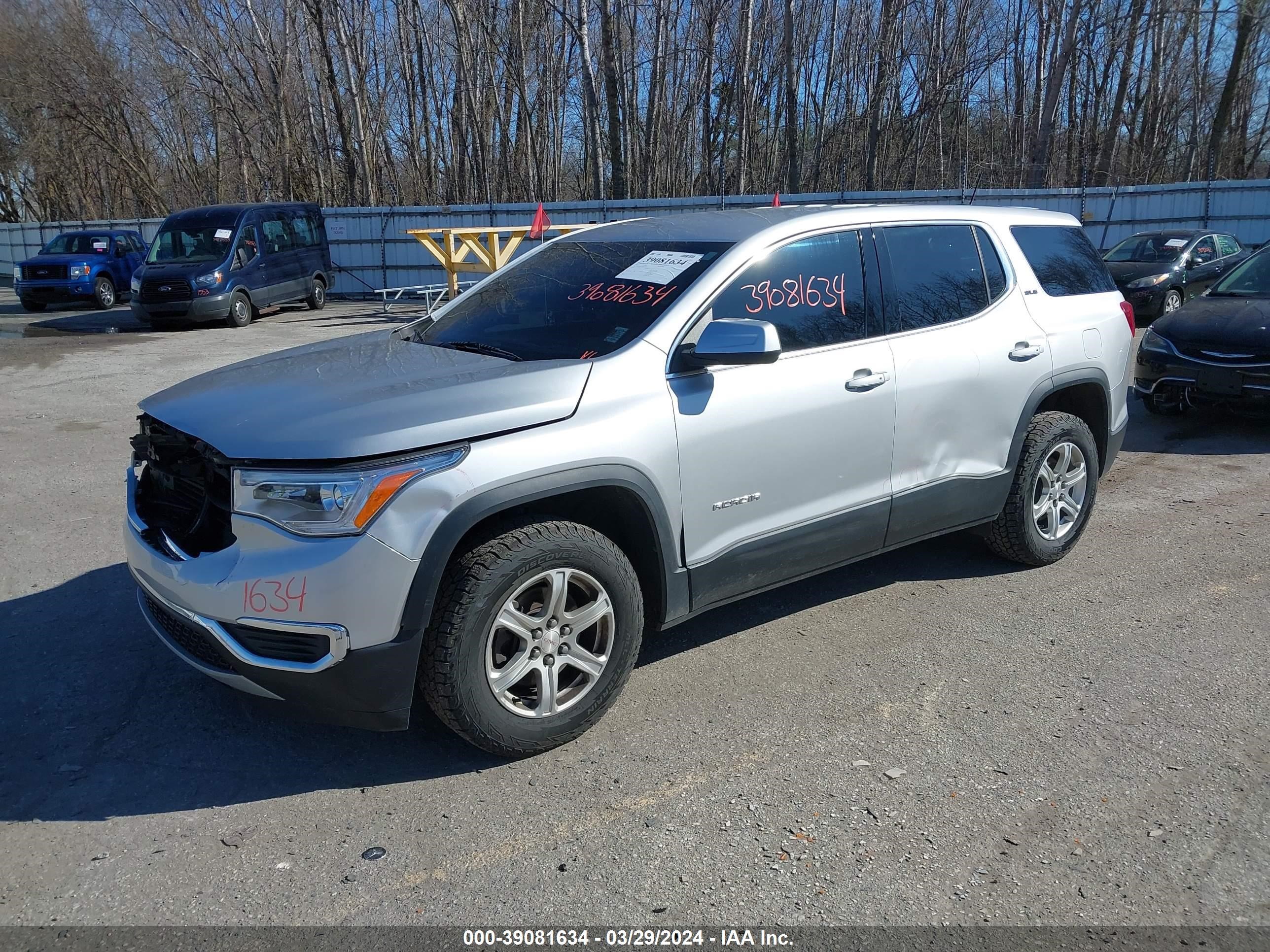 Photo 1 VIN: 1GKKNKLA3HZ278185 - GMC ACADIA 