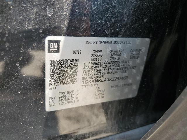 Photo 13 VIN: 1GKKNKLA3KZ297469 - GMC ACADIA SLE 