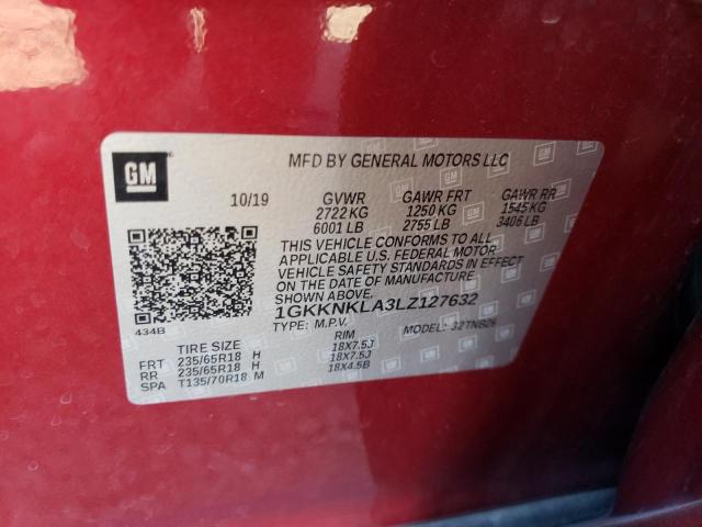 Photo 11 VIN: 1GKKNKLA3LZ127632 - GMC ACADIA 