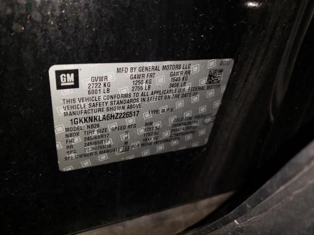 Photo 11 VIN: 1GKKNKLA6HZ226517 - GMC ACADIA SLE 