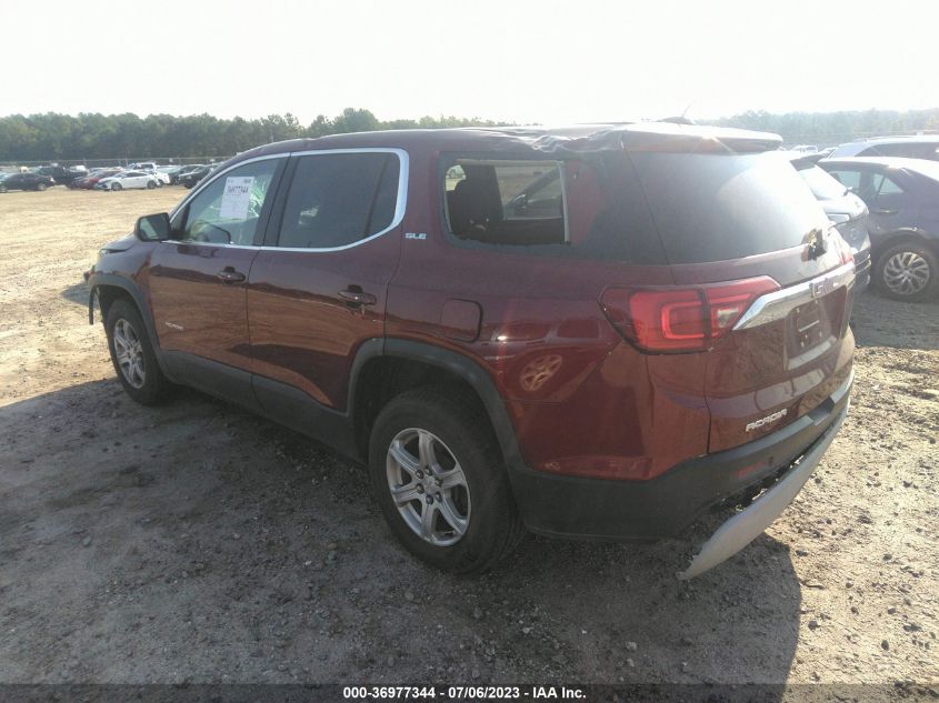 Photo 2 VIN: 1GKKNKLA7HZ252110 - GMC ACADIA 