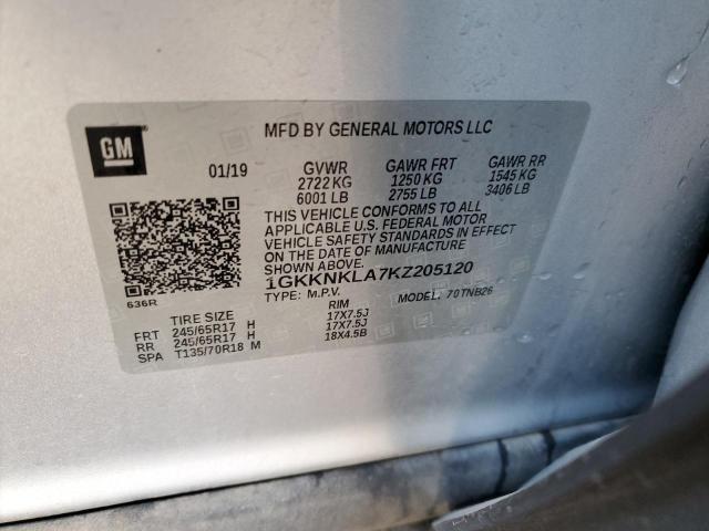 Photo 13 VIN: 1GKKNKLA7KZ205120 - GMC ACADIA SLE 