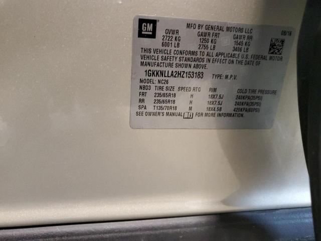 Photo 12 VIN: 1GKKNLLA2HZ153183 - GMC ACADIA 