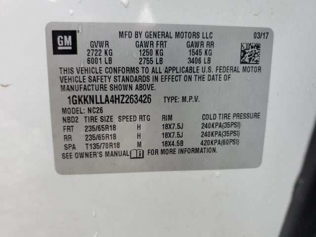 Photo 13 VIN: 1GKKNLLA4HZ263426 - GMC ACADIA 