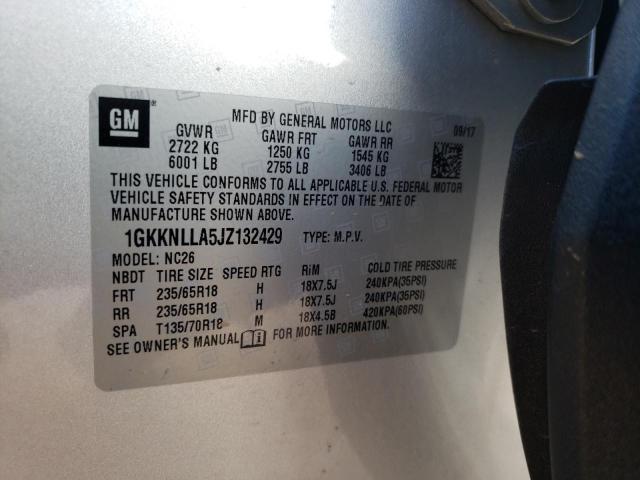 Photo 13 VIN: 1GKKNLLA5JZ132429 - GMC ACADIA SLE 