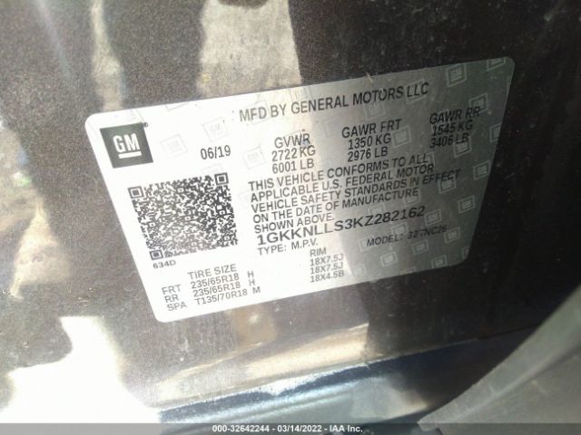 Photo 8 VIN: 1GKKNLLS3KZ282162 - GMC ACADIA 