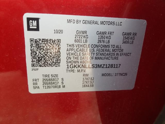 Photo 9 VIN: 1GKKNLLS3MZ128117 - GMC ACADIA AT4 