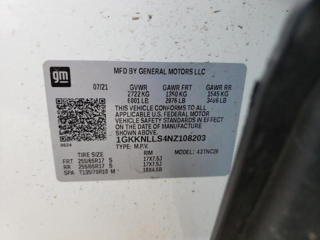 Photo 11 VIN: 1GKKNLLS4NZ108203 - GMC ACADIA AT4 