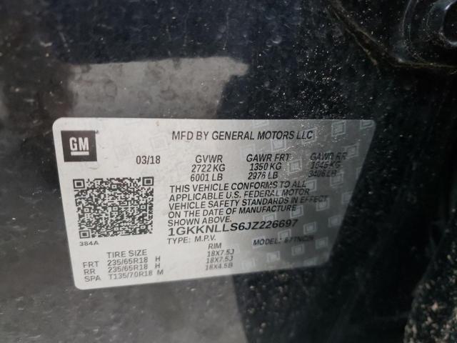 Photo 12 VIN: 1GKKNLLS6JZ226697 - GMC ACADIA SLE 