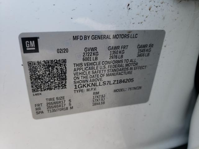 Photo 9 VIN: 1GKKNLLS7LZ184205 - GMC ACADIA AT4 