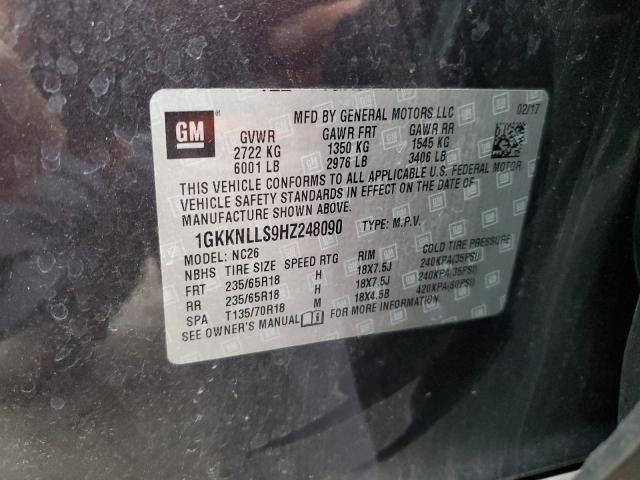 Photo 12 VIN: 1GKKNLLS9HZ248090 - GMC ACADIA 