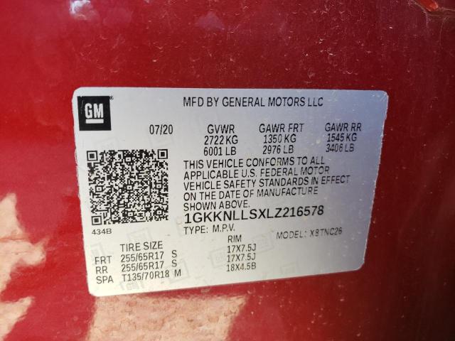 Photo 9 VIN: 1GKKNLLSXLZ216578 - GMC ACADIA AT4 