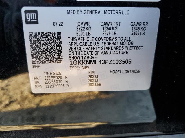 Photo 9 VIN: 1GKKNML43PZ103505 - GMC ACADIA SLT 