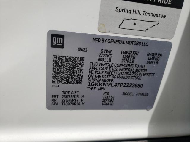 Photo 12 VIN: 1GKKNML47PZ223680 - GMC ACADIA SLT 