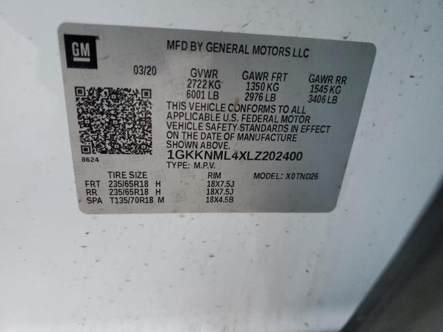 Photo 12 VIN: 1GKKNML4XLZ202400 - GMC ACADIA SLT 