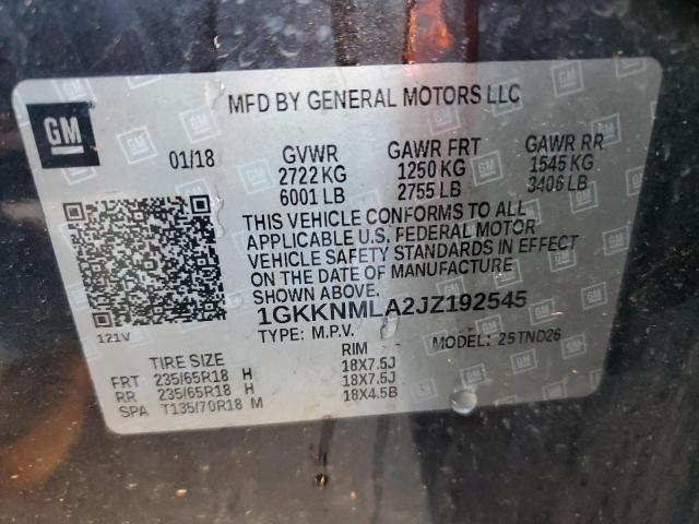 Photo 13 VIN: 1GKKNMLA2JZ192545 - GMC ACADIA 