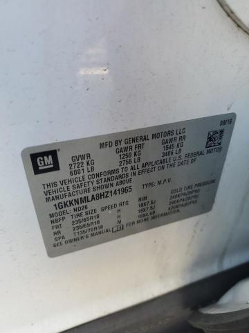 Photo 13 VIN: 1GKKNMLA8HZ141965 - GMC ACADIA 