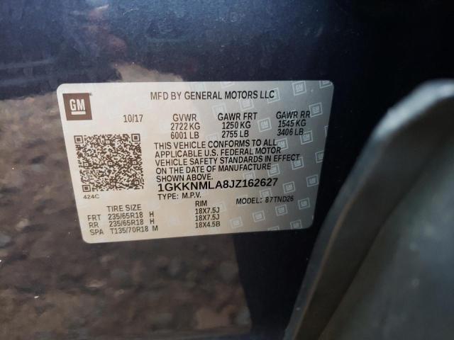 Photo 9 VIN: 1GKKNMLA8JZ162627 - GMC ACADIA SLT 