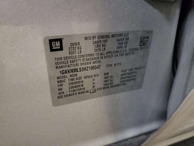 Photo 12 VIN: 1GKKNMLS0HZ196547 - GMC ACADIA 