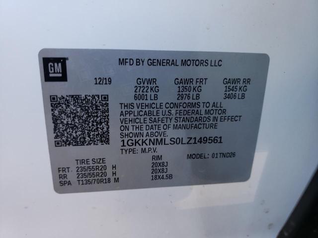 Photo 9 VIN: 1GKKNMLS0LZ149561 - GMC ACADIA SLT 