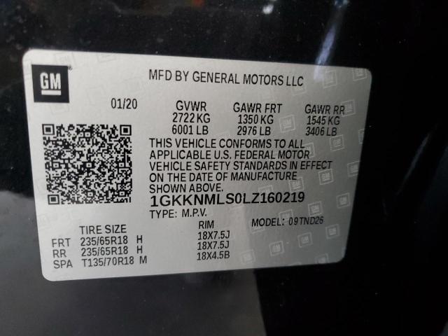 Photo 12 VIN: 1GKKNMLS0LZ160219 - GMC ACADIA SLT 